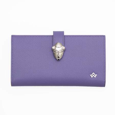 PORTEFEUILLE AKAN violet
