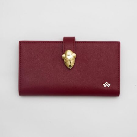 PORTEFEUILLE AKAN bordeaux