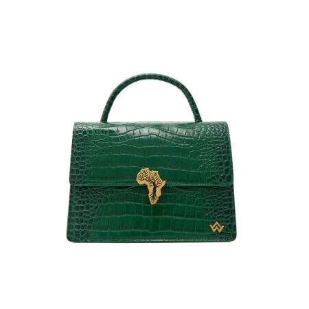 FEMME AFRICAINE croco vert