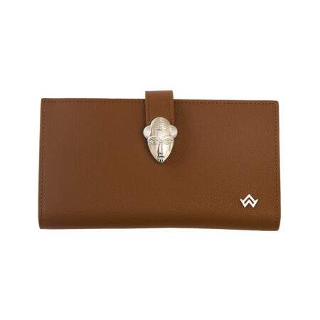PORTEFEUILLE AKAN Marron