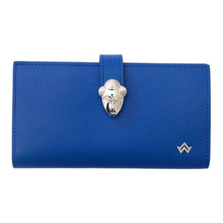 PORTEFEUILLE AKAN Bleu